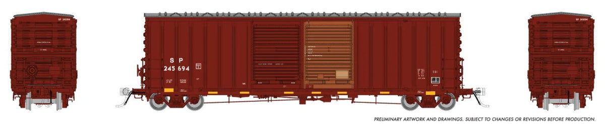 Rapido Trains Inc HO 170029 PC&F B-70-75 Boxcar Southern Pacific 'Brown Dip' #245694