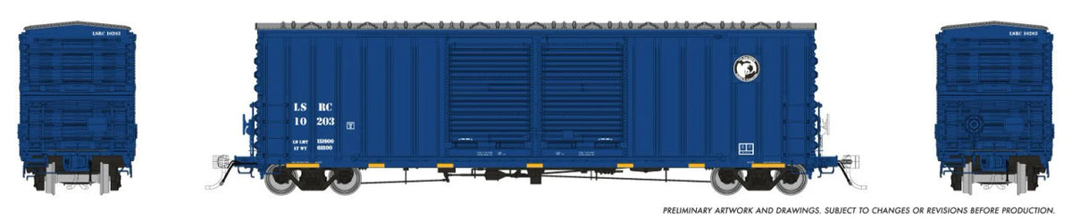 Rapido Trains Inc HO 170032 PC&F B-70-75 Boxcar Lake State Railway LSRC #10203