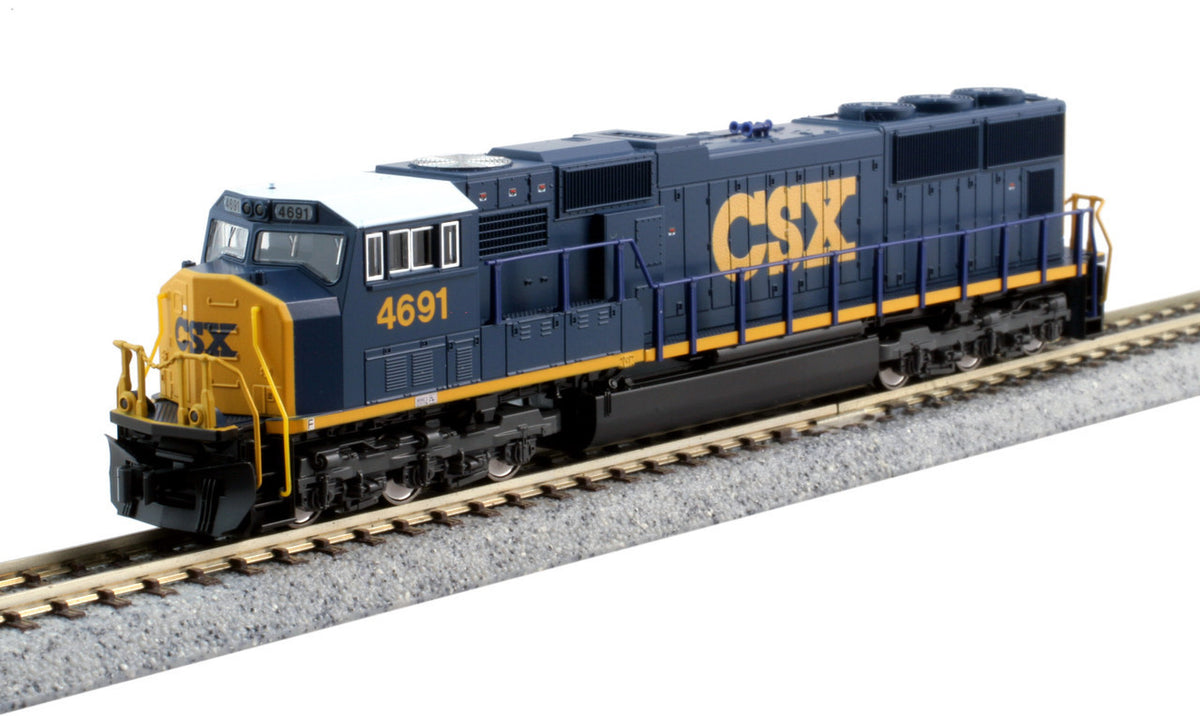 Kato N 176-7610-LS-DMW with DCC/ESU LokSound V5 EMD SD70M 'Flat Radiator' CSX #4695