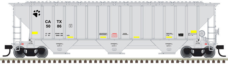 Atlas Trainman HO 20006637 Thrall 4750 Covered Hopper w/Conspicuity Stripes CATX #5107