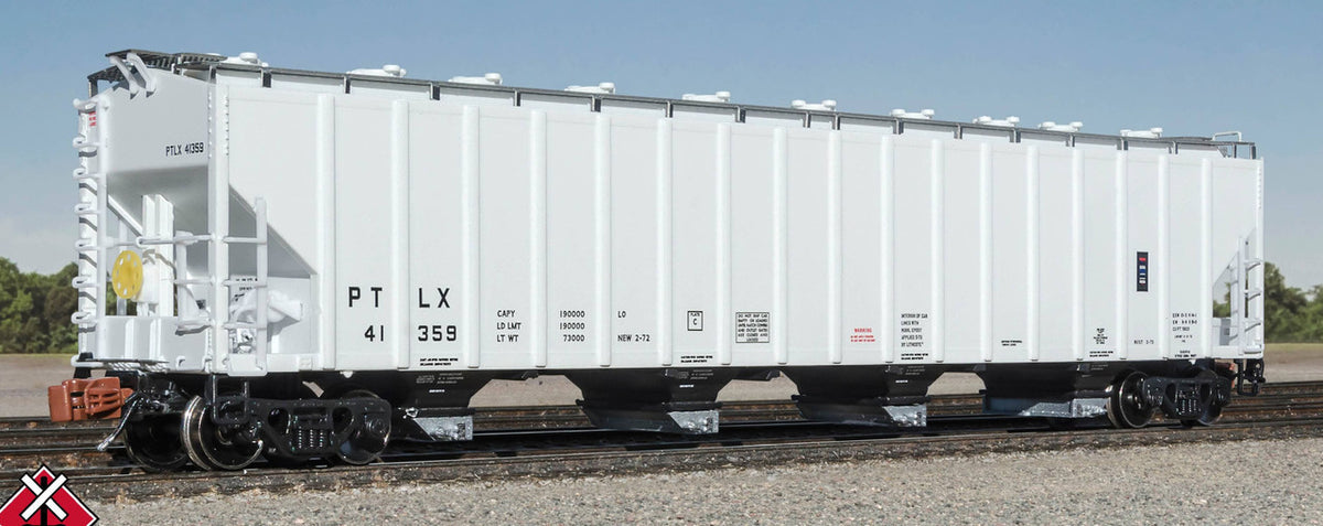 ScaleTrains Rivet Counter N SXT39320 Pullman-Standard 5820 Covered Hopper Pullman Transport Leasing/North Petro PTLX #41406