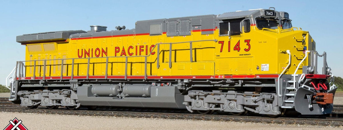 ScaleTrains Rivet Counter N SXT39142 DCC Ready GE AC4400CW Locomotive Union Pacific w/Red Sill Stripe UP #7150