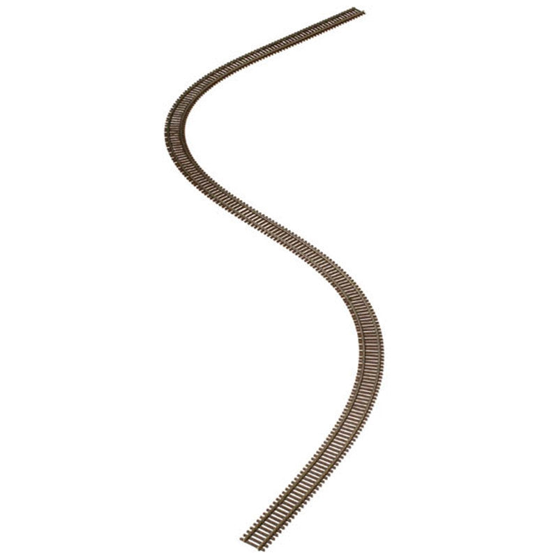 Atlas N 2000-100 Code 55 Flex Track with Nickel-Silver Rail & Brown Ties - Length 30" - 100-Pieces