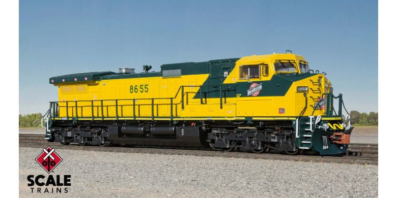 ScaleTrains Rivet Counter N SXT38700 DCC Ready GE DASH 9 Chicago & North Western 'As Delivered' CNW #8688