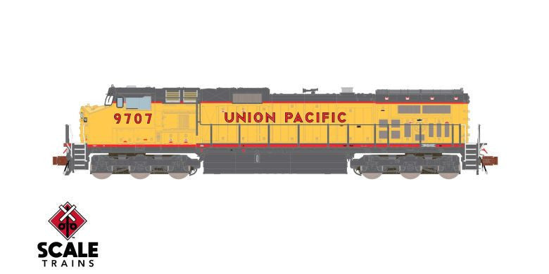 ScaleTrains Rivet Counter N SXT38729 DCC/ESU LokSound GE DASH 9 Union Pacific 'As Delivered' UP #9723