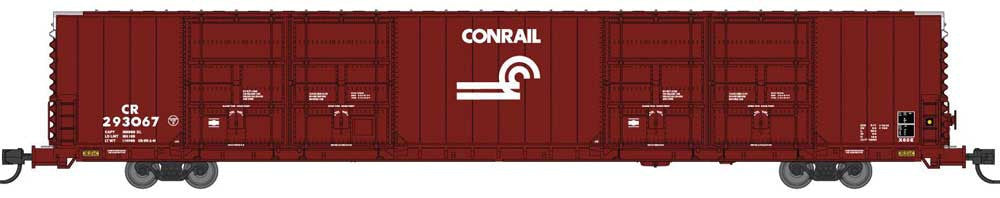 Bluford Shops N 87265 Pullman-Standard 86' Quad Door Auto Parts Boxcar Conrail CR #237665