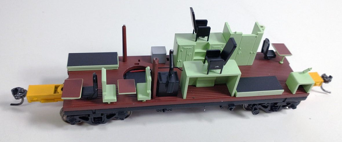 Tangent Scale Models HO 60314-03 ICC Wide Vision Cupola Caboose Burlington Northern '1981+ No RB No Windows w/ FRA Light' BN #10714