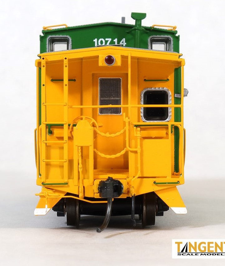 Tangent Scale Models HO 60314-03 ICC Wide Vision Cupola Caboose Burlington Northern '1981+ No RB No Windows w/ FRA Light' BN #10714