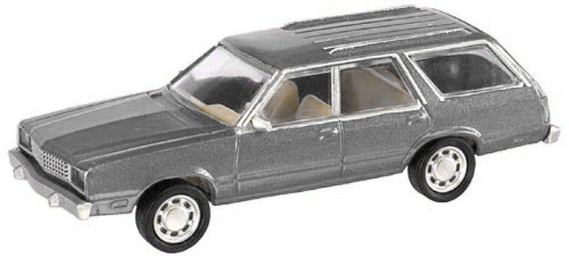 Atlas N 60000162 1978 Ford Fairmont Wagon Metallic Silver 2-Pack