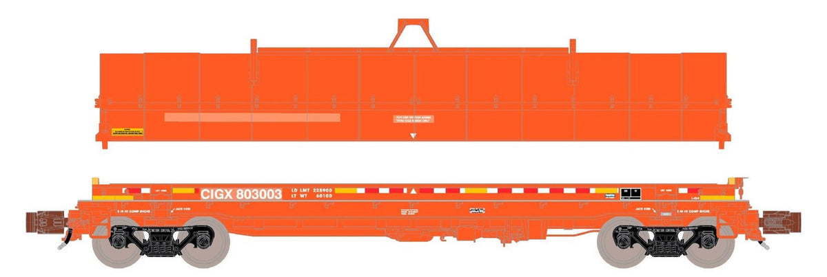 ScaleTrains Rivet Counter N SXT39265 Thrall-Trinity 42' Single Hood Coil Car CIGX #803032