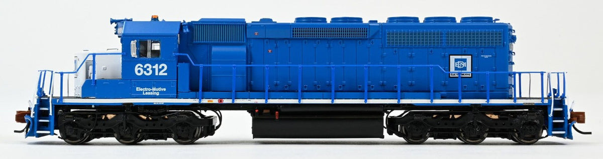 ScaleTrains Rivet Counter N SXT39408 DCC Ready EMD SD40-2 Locomotive EMD Lease Blue & White EMDX #6347