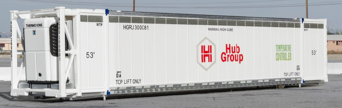 ScaleTrains Operator N SXT11772 CIMC 53' Reefer Container Hub Group HGIU #300081