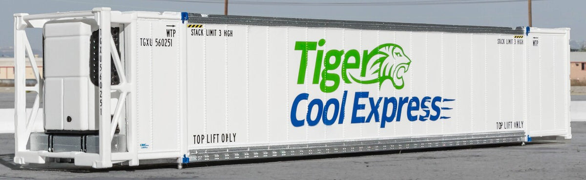 ScaleTrains Operator N SXT11783 CIMC 53' Reefer Container Tiger Cool Express TGXU #560422