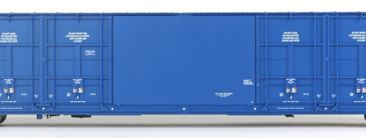 Tangent Scale Models HO 25524-04 Greenville 86′ Quad Plug Door Box Car Canadian National 'Repaint 1991 Blue' CNA #798065