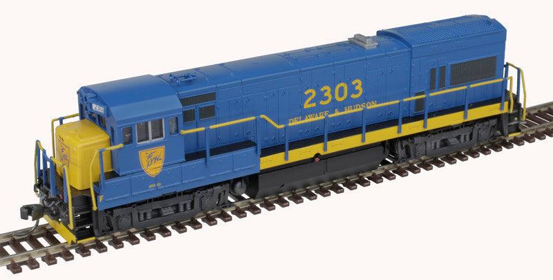 Atlas Master Gold Series N 40004668 DCC/ESU LokSound V5 Equipped GE U23B Locomotive Delaware & Hudson 'Solid Blue' D&H #2312