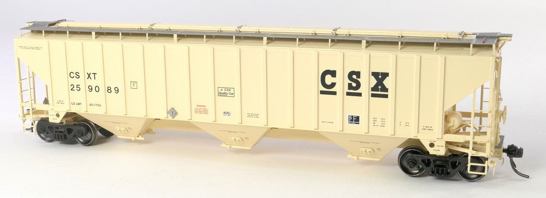 Tangent Scale Models HO 36010-09 Trinity Industries Inc 4750CuFt Covered Hopper CSX 'Delivery 10-1988' CSXT #259155