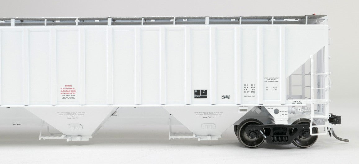 Tangent Scale Models HO 36013-04 Trinity Industries Inc 4750CuFt Covered Hopper DGHX 'Delivery Gray 4-1993' DGHX #4028