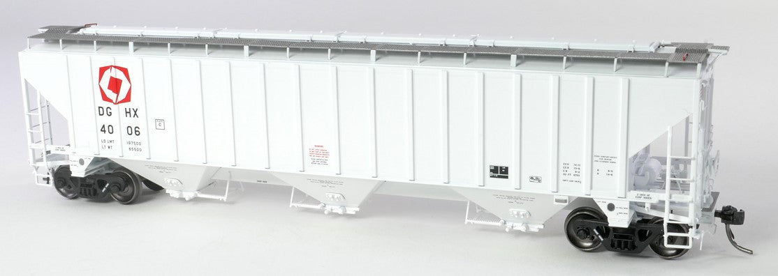 Tangent Scale Models HO 36013-06 Trinity Industries Inc 4750CuFt Covered Hopper DGHX 'Delivery Gray 4-1993' DGHX #4041