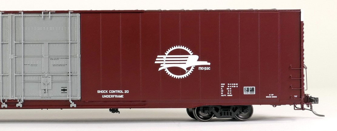 Tangent Scale Models HO 25068-03 Greenville 86′ Double Plug Door Box Car Missouri Pacific 'Screaming Eagle 1985' MP #271558