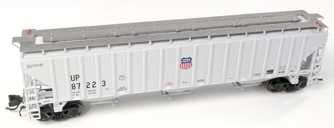 Tangent Scale Models N 81012-05 Trinity Industries Inc 4750CuFt Covered Hopper Union Pacific 'Delivery Gray 10-1993' UP #87238