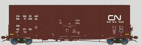 Aurora Miniatures HO 317007 Transcona Shops 50' Plate F Boxcar Canadian National 2003 Version w/ Dots CN #405805