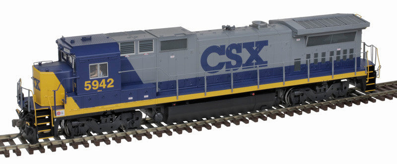 Atlas Master Silver Series HO 10004346 DCC Ready GE Dash 8-40B Locomotive w/Front Ditch Lights CSX 'YN2' #5945