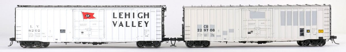Tangent Scale Models HO 14036-10 PRR Shops X58 Plug Door Boxcar Lehigh Valley 'Delivery 12-1965 X58B' LV #8240