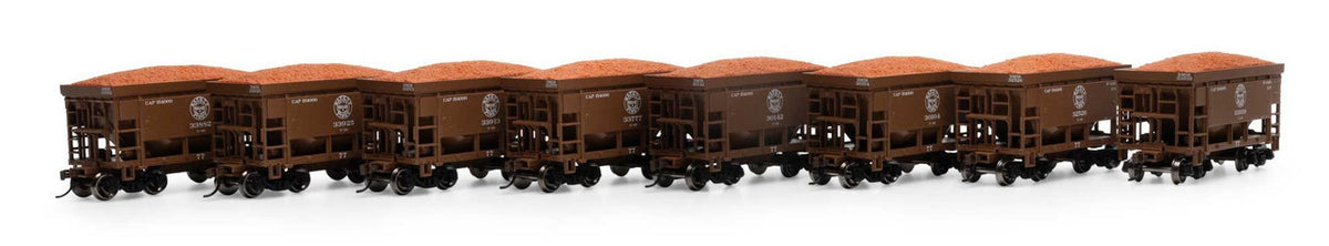 Athearn Roundhouse HO RND-1164 24' Ore Car with Load DMIR 8-Pack #3