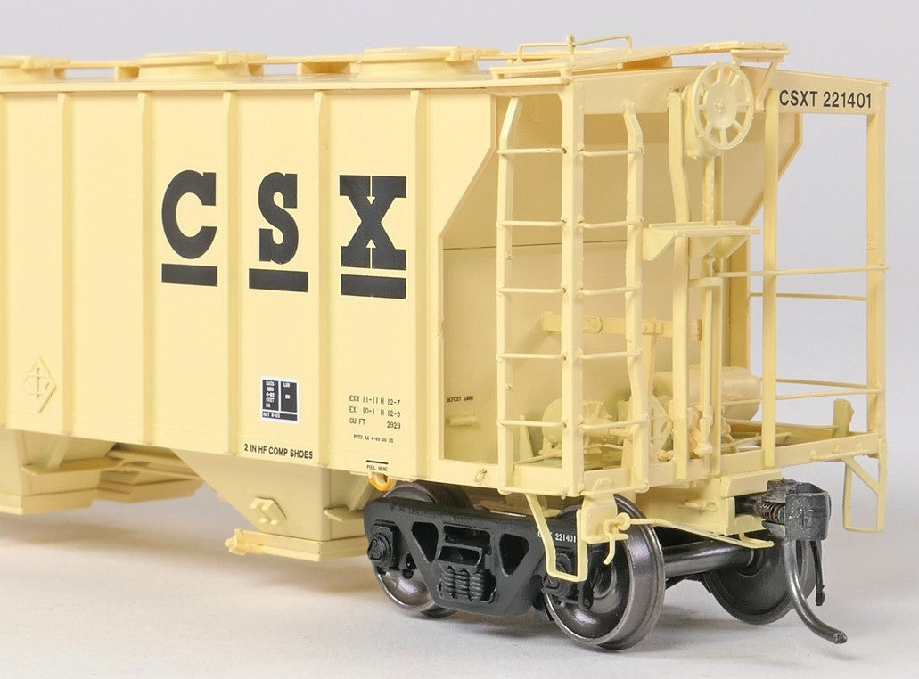 Tangent Scale Models HO 35161-10 Pullman-Standard 2929 Covered Hopper CSX 'Repaint 1989' CSXT #221604