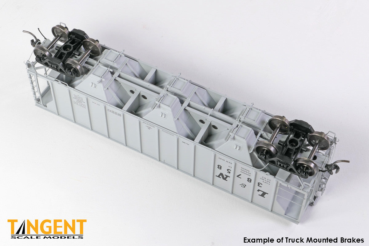 Tangent Scale Models HO 35162-09 Pullman-Standard 2929 Covered Hopper Louisville and Nashville 'Delivery Gray 10-1963' L&N #38774