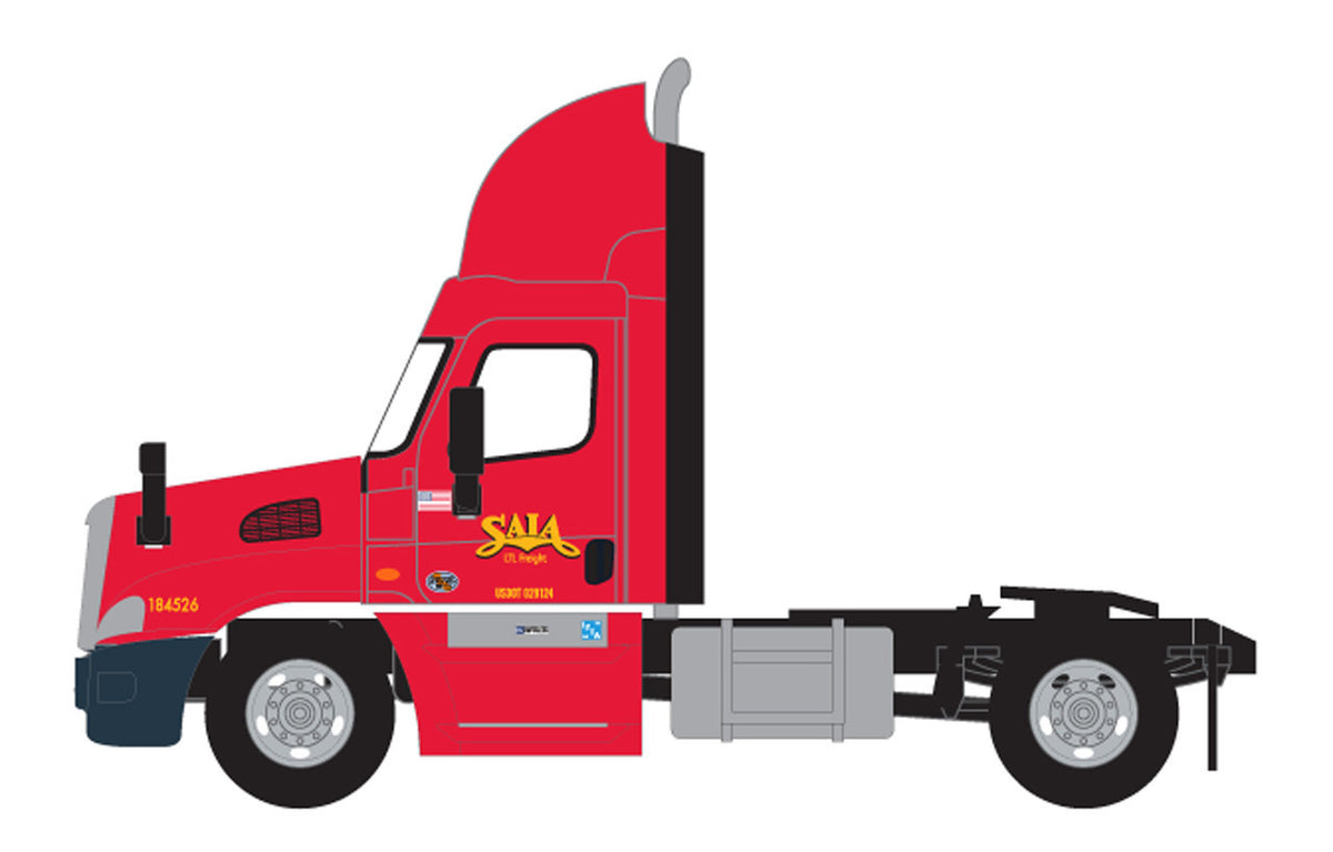 Trainworx N 42592-03 Freightliner Cascadia Raised-Roof 2-Axle Semi Tractor Saia #3