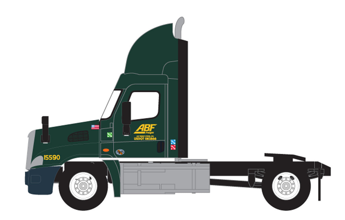 Trainworx N 42593-06 Freightliner Cascadia Raised-Roof 2-Axle Semi Tractor ABF #6