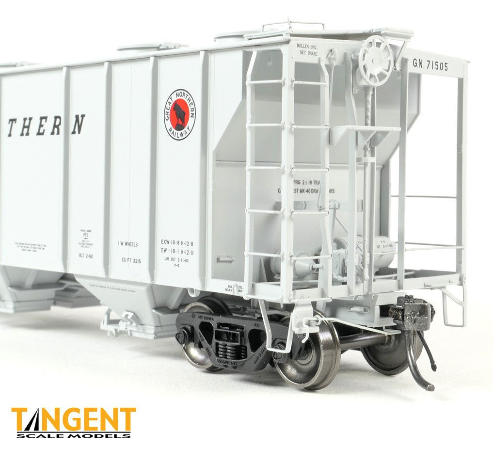 Tangent Scale Models HO 35011-08 PS-2 3215CuFt Covered Hopper Great Northern 'Delivery Gray 2-1960' GN #71540