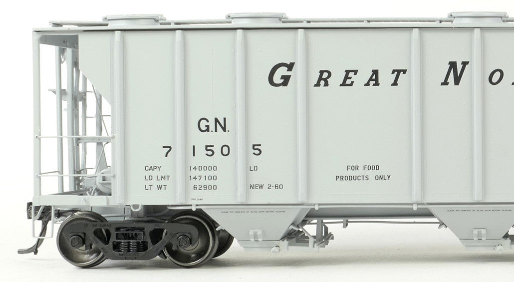 Tangent Scale Models HO 35011-12 PS-2 3215CuFt Covered Hopper Great Northern 'Delivery Gray 2-1960' GN #71569