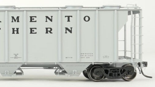 Tangent Scale Models HO 35014-03 PS-2 3215CuFt Covered Hopper Sacramento Northern 'Delivery Gray 5-1959' SN #5015