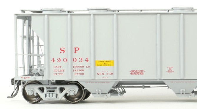 Tangent Scale Models HO 35015-07 PS-2 3215CuFt Covered Hopper Southern Pacific 'Delivery Gray H-100-1 9-1959' SP #490062