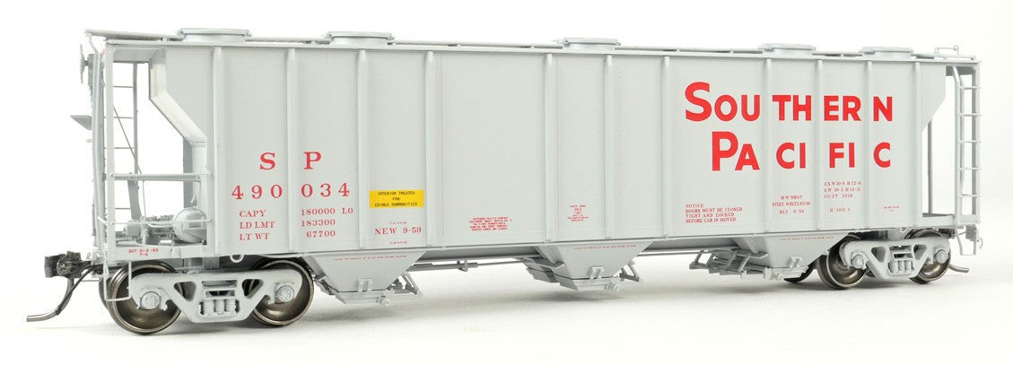 Tangent Scale Models HO 35015-07 PS-2 3215CuFt Covered Hopper Southern Pacific 'Delivery Gray H-100-1 9-1959' SP #490062