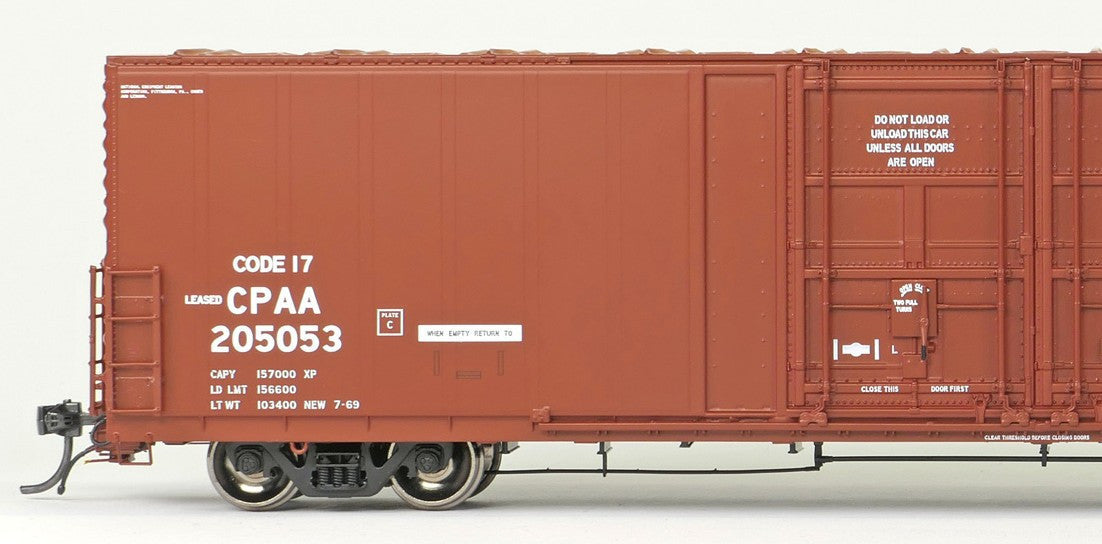 Tangent Scale Models HO 34015-08 Thrall 5,880CuFt 60′ Double Plug Door Box Car Canadian Pacific 'Original 7-1969' CPAA #205071