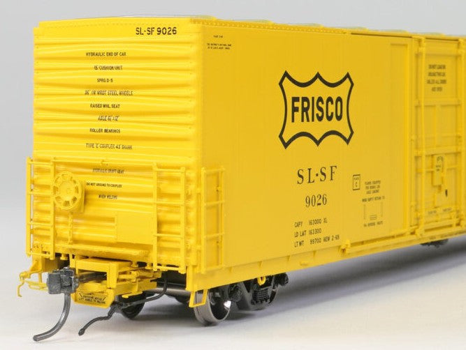 Tangent Scale Models HO 34017-05 Thrall 5,880CuFt 60′ Double Plug Door Box Car St. Louis-San Francisco 'Original Yellow 2-1969' SLSF #9032
