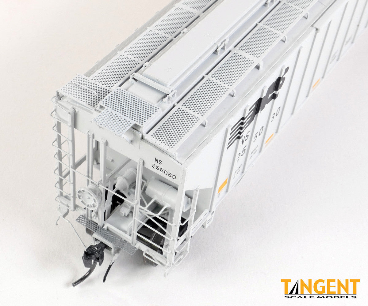 Tangent Scale Models HO 36224-08 NW Roanoke Shops 4750CuFt Covered Hopper Norfolk Southern 'Conspicuity HC-71 2005+' NS #255080