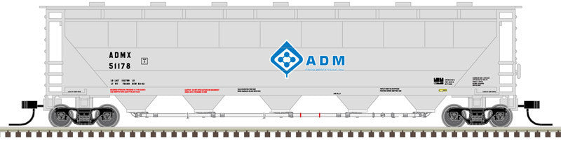 Atlas Master N 50005667 Trinity PD5000 Covered Hopper ADM ADMX #51224
