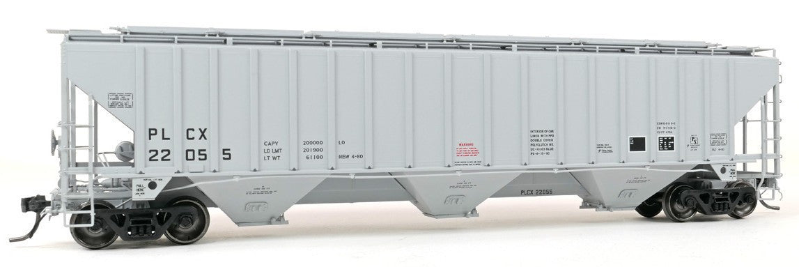 Tangent Scale Models HO 36365-04 PS4750 Covered Hopper Pullman Leasing Co Gray Lease 4-1980 PLCX #22048
