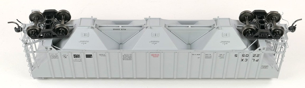 Tangent Scale Models HO 36365-05 PS4750 Covered Hopper Pullman Leasing Co Gray Lease 4-1980 PLCX #22053