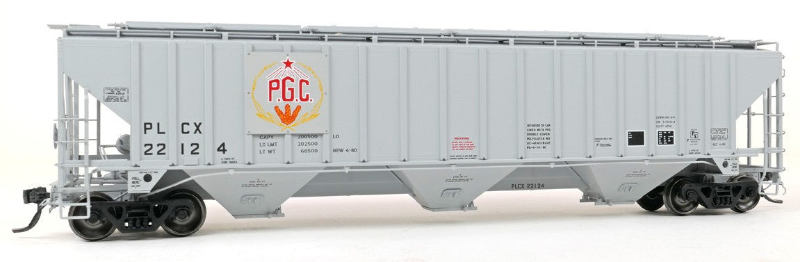 Tangent Scale Models HO 36366-03 PS4750 Covered Hopper Pullman Leasing Co Producer’s Grain 1980 PLCX #22128