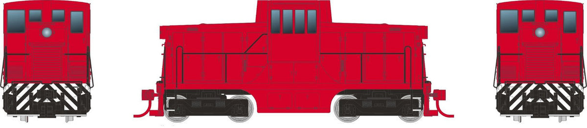 Rapido Trains Inc HO 48533 DCC/ESU LokSound V5 Equipped GE 44-Tonner Locomotive Industrial Red