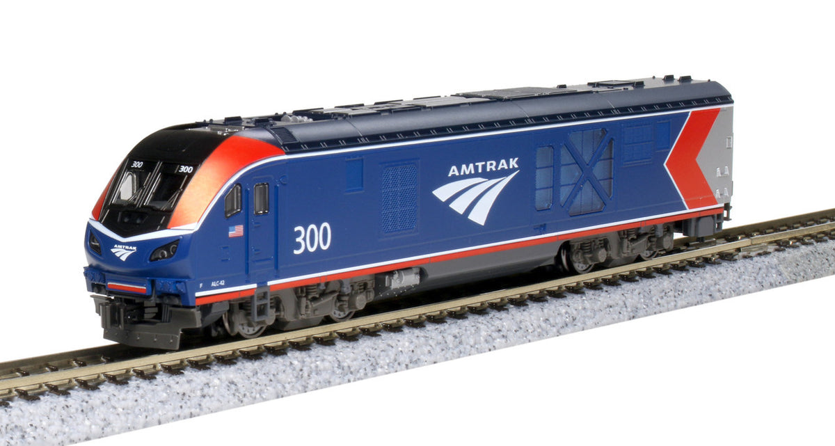 Kato N 176-6051 with DCC/ESU LokSound V5 Siemens ALC-42 Charger Amtrak Phase VI #300