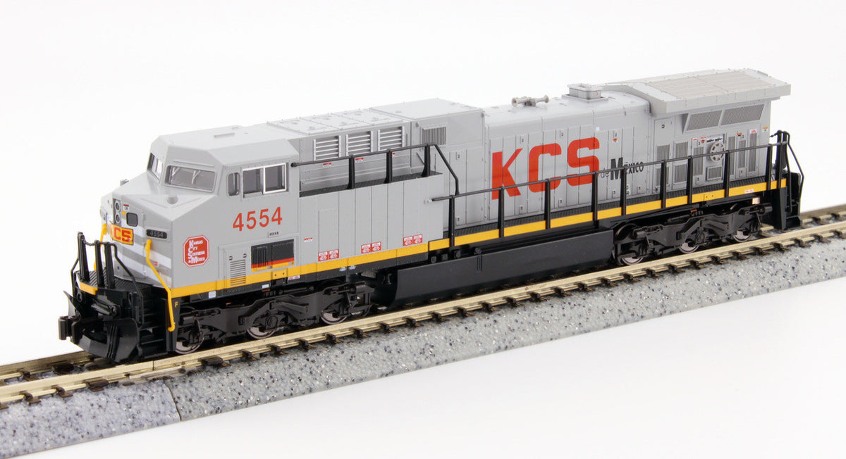 Kato N 176-7045 DCC Ready GE AC4400CW Locomotive Kansas City Southern de México KCS #4554