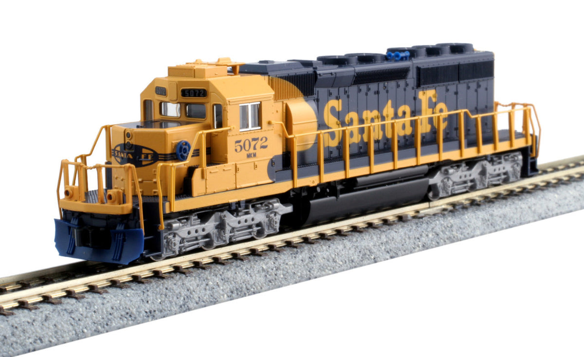 Kato N 176-8209-LS-DMW with DCC/ESU LokSound V5 EMD SD40-2 Locomotive 'Mid-Production' Santa Fe ATSF #5072