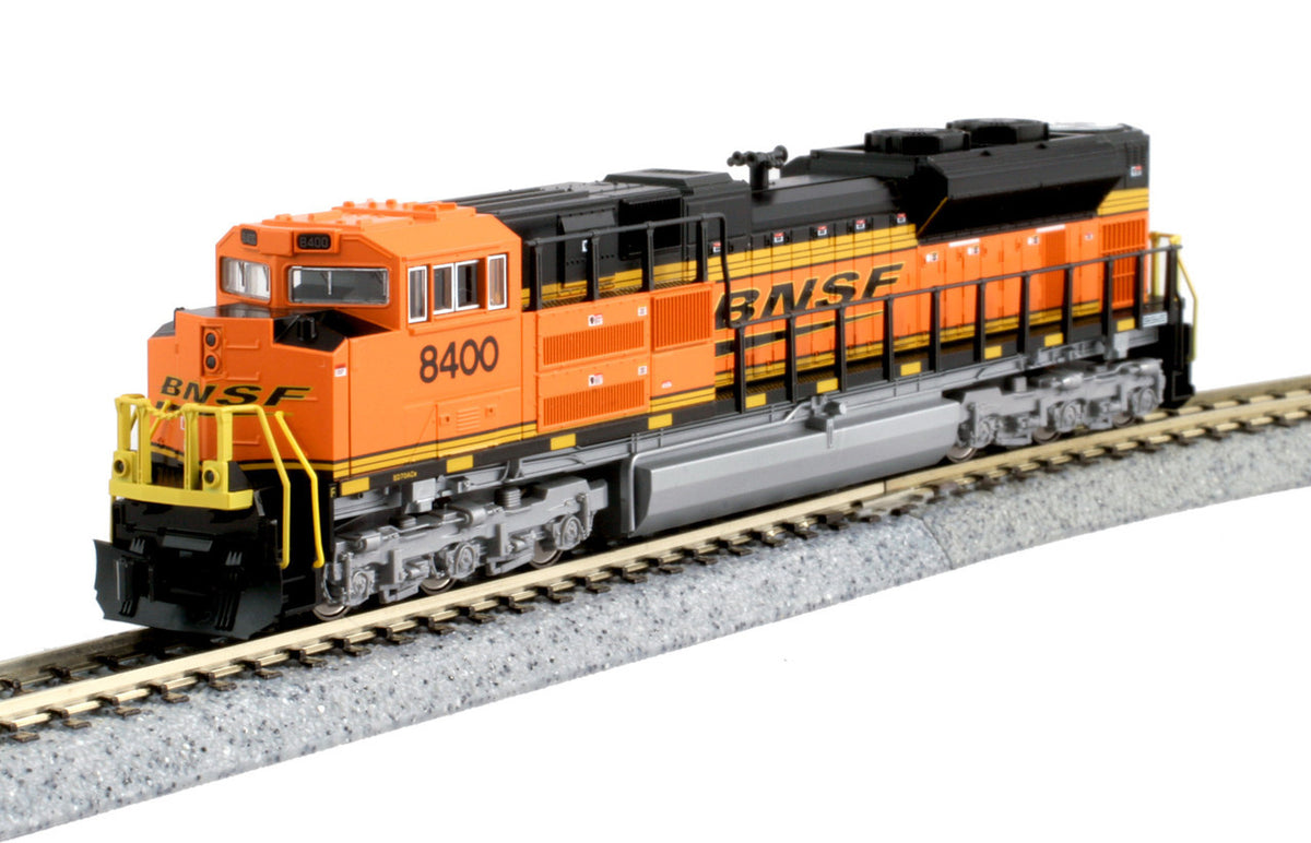 Kato N 176-8523-LS-DMW with DCC/ESU LokSound V5 EMD SD70ACe Diesel Locomotive Burlington Northern Santa Fe BNSF #8400