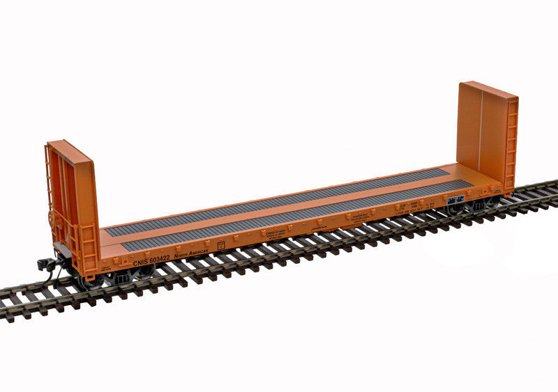 Atlas Master HO 20007099 51'6" Bulkhead Flatcar Canadian National International Service CNIS #603422